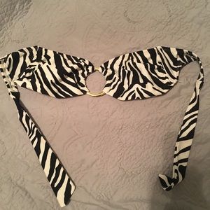 Vix Zebra Bikini Top